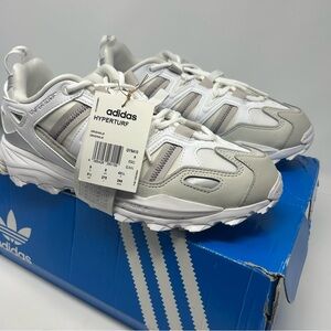 Adidas Hyperturf GY9410‎ White Grey Silver Men 9.5 / Women 10.5 NIB
